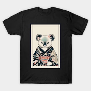 Koala with kimono japanese vintage T-Shirt